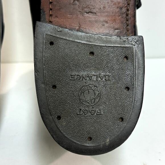 VERY GOOD VTG Alden Single Monk Strap Black Calfskin 9.5 Narrow A/C main image 6